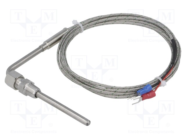 Sensor: temperature; thermocouple K; Insulation: fiberglass