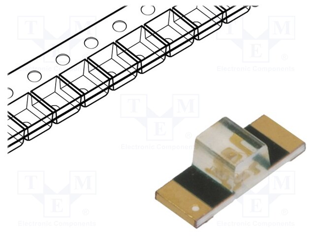 LED; SMD; 1305; blue; 18÷45mcd; 3.4x1.25x1.1mm; 150°; 3.4÷3.9V; 20mA