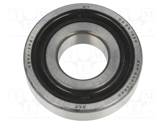 Bearing: single row deep groove ball; Øint: 30mm; Øout: 72mm