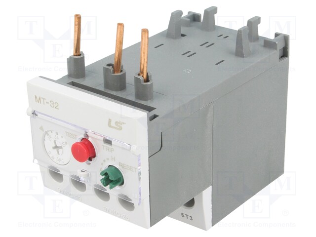 Thermal relay; Series: METASOL; Auxiliary contacts: NO + NC; IP20