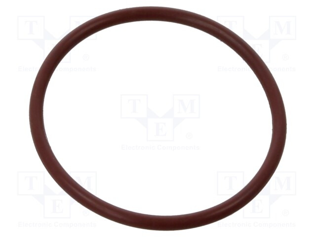 O-ring gasket; FPM; D: 1.5mm; Øint: 25mm; brown; -20÷200°C