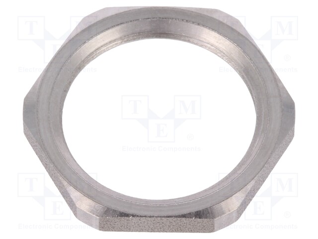 Nut; M25; stainless steel; D: 4mm; Spanner: 27mm; Thread: metric