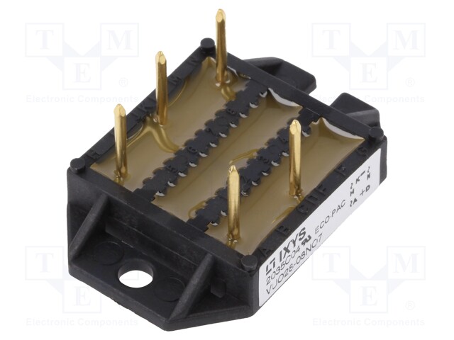 Three-phase bridge rectifier; Urmax: 800V; If: 30A; Ifsm: 120A