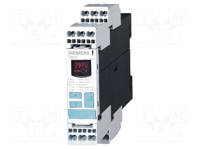 Module: voltage monitoring relay; DIN; DPDT; OUT 1: 250VAC/3A