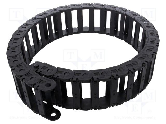 Cable chain; Series: 1500; Bend.rad: 75mm; L: 999mm; Int.width: 68mm