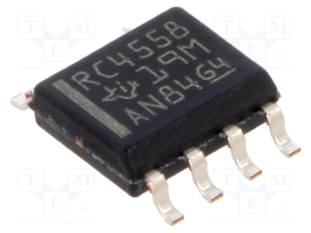 Operational Amplifier, 2 Amplifier, 3 MHz, 1.7 V/µs, ± 5V to ± 15V, SOIC, 8 Pins