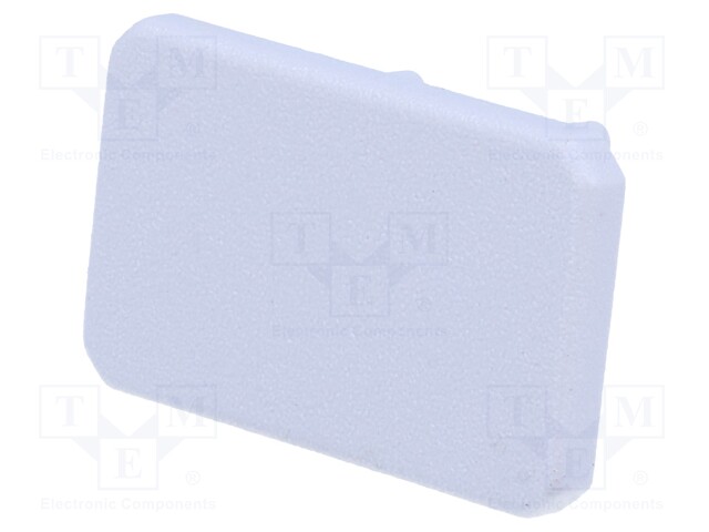 Cap for LED profiles; grey; ABS; Application: MIKRO-LINE12