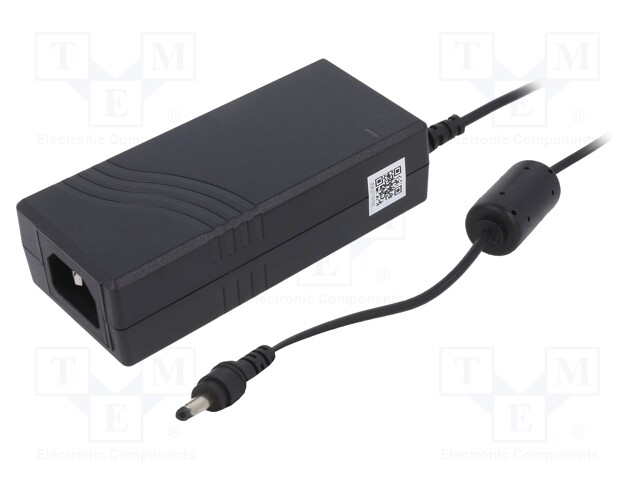 Power supply: switched-mode; 12VDC; 3.33A; Out: 5,5/2,5; 40W; 89%