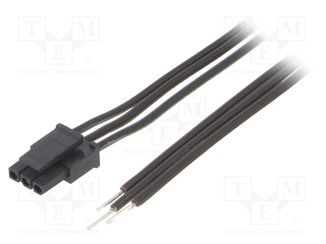 Cable; Micro-Fit 3.0; MX-43645-0300,cables,female; PIN: 3; 0.2m