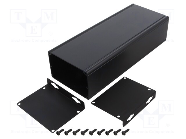 Enclosure: multipurpose; X: 89mm; Y: 220mm; Z: 56mm; 1455ZT; black