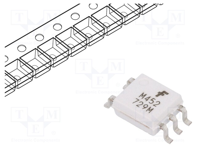 Optocoupler; SMD; Channels: 1; Out: transistor; 3.75kV; 1Mbps