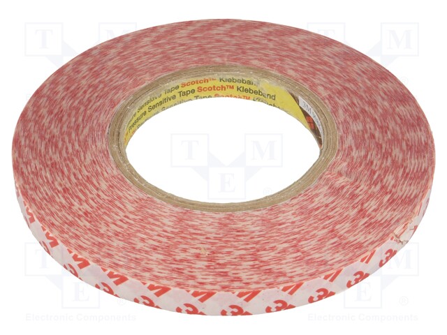 Tape: fixing; W: 12mm; L: 50m; acrylic; Application: fixing,bonding