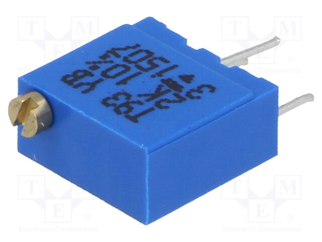 Potentiometer: mounting; multiturn; 2kΩ; 500mW; THT; ±10%; linear