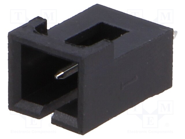 Socket; wire-board; male; 2.54mm; PIN: 2; THT; 2.5A; tinned; -25÷85°C