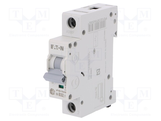 Circuit breaker; 230/400VAC; Inom: 32A; Poles: 1; DIN; Charact: B