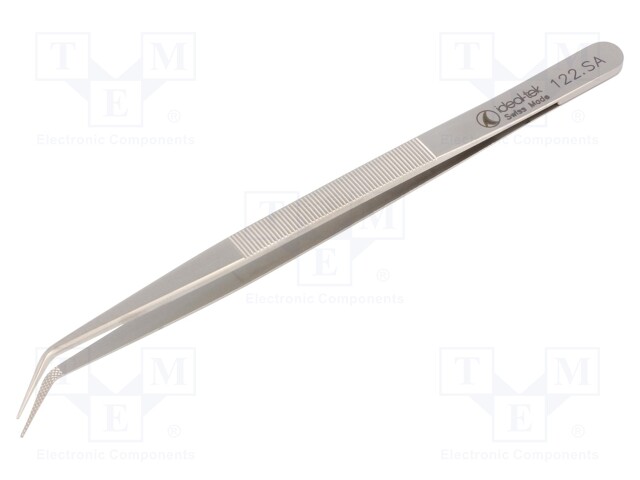 Tweezers; 150mm; Blades: curved