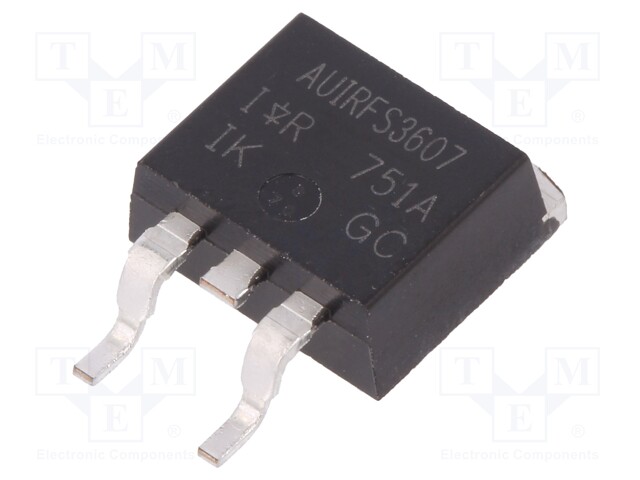 Transistor: N-MOSFET; unipolar; 75V; 56A; 140W; D2PAK