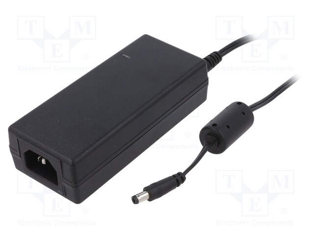 Power supply: switched-mode; 12VDC; 5.4A; Out: 5,5/2,1; 65W; 0÷40°C