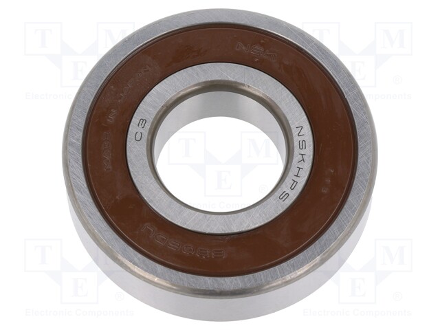 Bearing: ball; Øint: 30mm; Øout: 72mm; W: 19mm; bearing steel