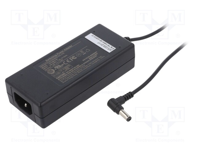 Power supply: switched-mode; 18VDC; 3.9A; Out: 5,5/2,1; 70W; 89%