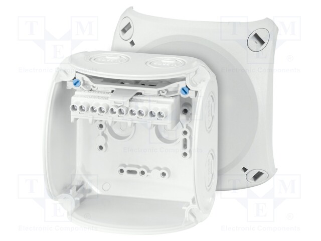 Enclosure: junction box; X: 104mm; Y: 104mm; Z: 70mm; IP66,IP67; grey