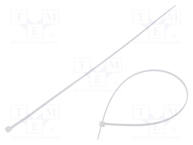 Cable tie; L: 330mm; W: 2.8mm; polyamide; 110N; natural; Ømax: 95mm