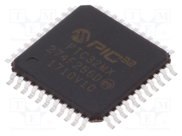 PIC microcontroller; Memory: 256kB; SRAM: 64kB; 2.3÷3.6VDC; SMD