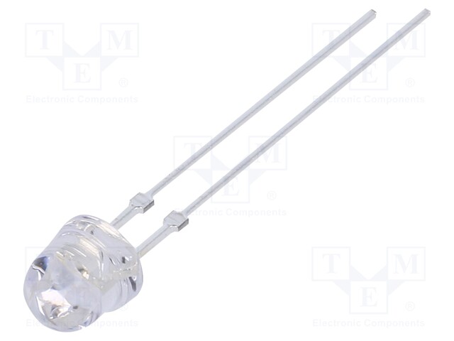 LED; 4.9mm; green; 5800÷7000mcd; 60°; 30mA; 2.9÷3.4V; Front: flat