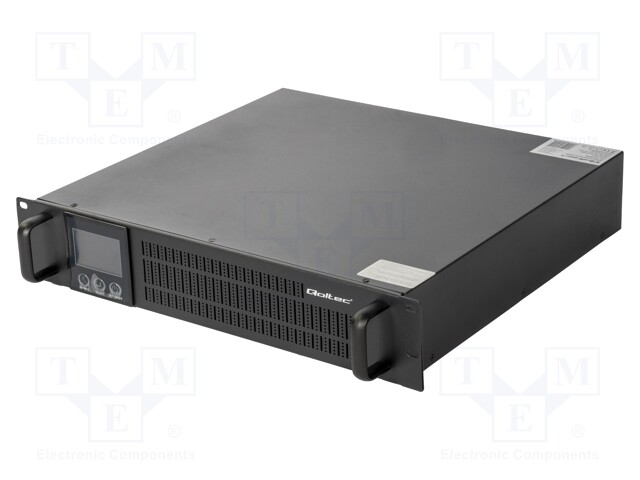 Power supply: UPS; 483x463x87mm; 800W; 1kVA; No.of out.sockets: 4