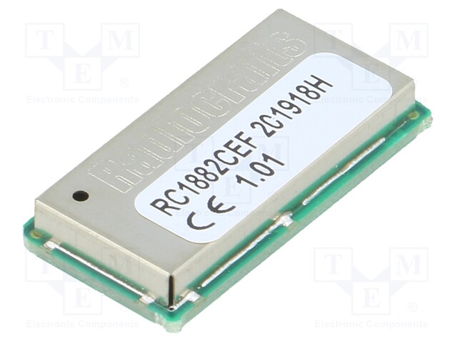 Module: RF; ADC,GPIO,I2C,SPI,UART; -110dBm; 1.8÷3.8VDC; 14dBm