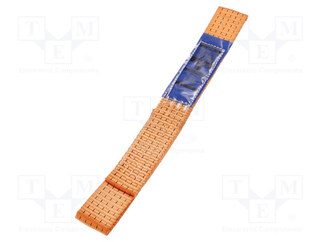 Attachment strap; L: 405mm; Width: 50mm; orange