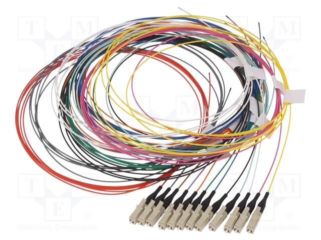 Optic fiber pigtail; OM2; LC; 2m; LSZH; Optical fiber: 50/125um