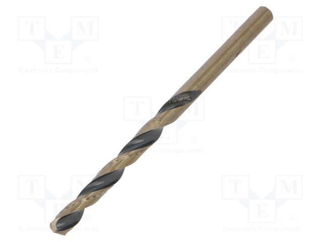 Drill bit; for metal; Ø: 5mm; HSS; Features: grind blade