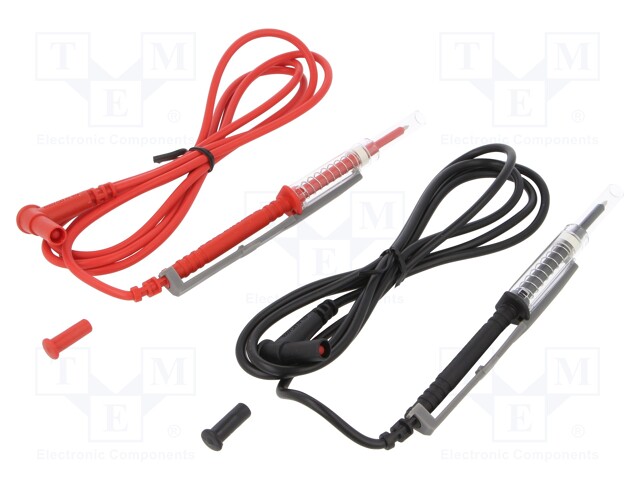 Test lead; 1.5m; 15A; red and black; IP2X