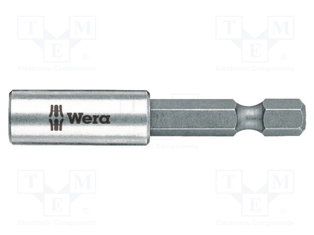 Holders for screwdriver bits; Socket: 1/4"; Overall len: 50mm