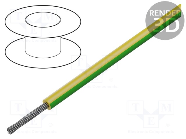 Wire; ÖLFLEX® HEAT 180 SiD; solid; Cu; 1.5mm2; silicone; -50÷180°C