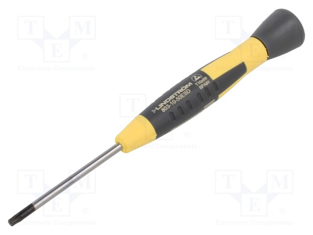 Screwdriver; Torx®; precision; TX10; ESD; Blade length: 50mm