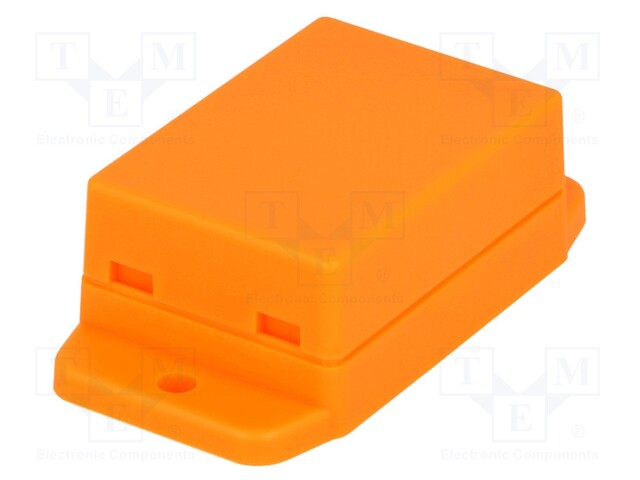 Enclosure: multipurpose; X: 35.4mm; Y: 50mm; Z: 22mm; ABS; orange