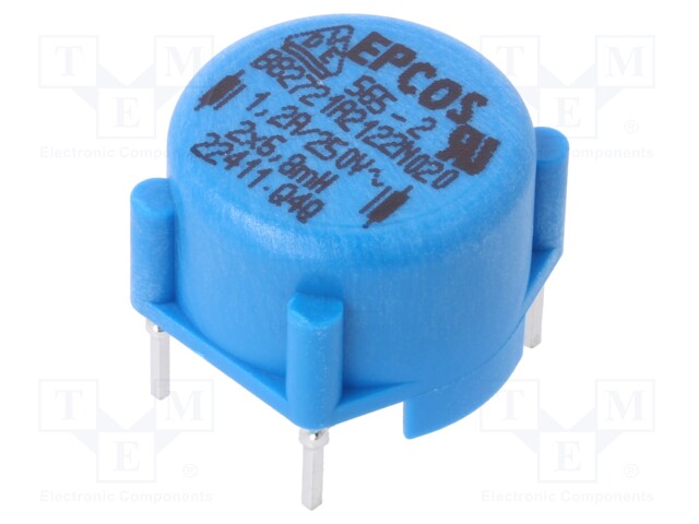 Inductor: common mode; THT; 6.8mH; 1.2A; 280mΩ; ±30%; horizontal