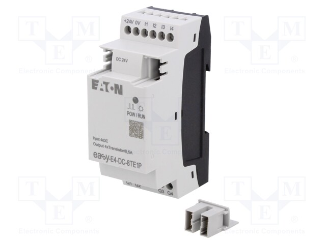 Module: extension; IN: 4; OUT: 4; OUT 1: transistor; easyE4; 24VDC