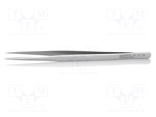 Tweezers; 140mm; Blades: straight; Blade tip shape: sharp