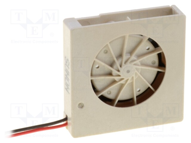 Fan: DC; blower; 3VDC; 15x15x3mm; 0.27m3/h; 23.6dBA; Vapo; 2.95mmH2O