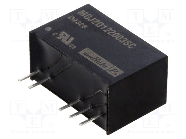 Converter: DC/DC; 2W; Uin: 10.8÷13.2V; Uout: 20VDC; Uout2: -3.5VDC