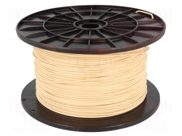 Filament: PLA; 1.75mm; beige; 200÷235°C; 1kg; ±0,05mm