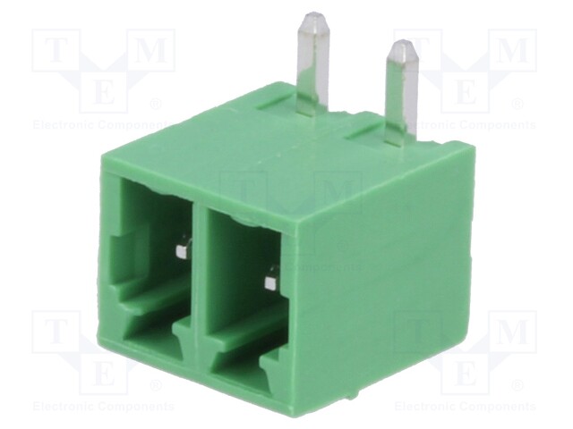 Pluggable terminal block; 3.81mm; ways: 2; angled 90°; socket