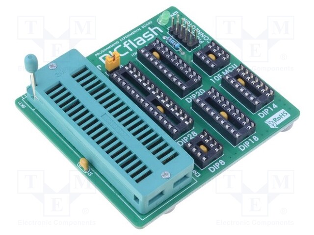 Multiadapter; IDC10,ZIF 40pin socket; In the set: base board