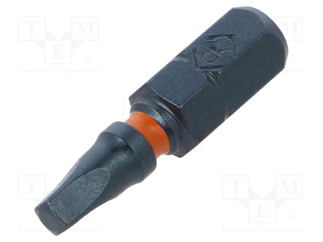 Screwdriver bit; Robertson; ROB2; Overall len: 25mm; Torsion