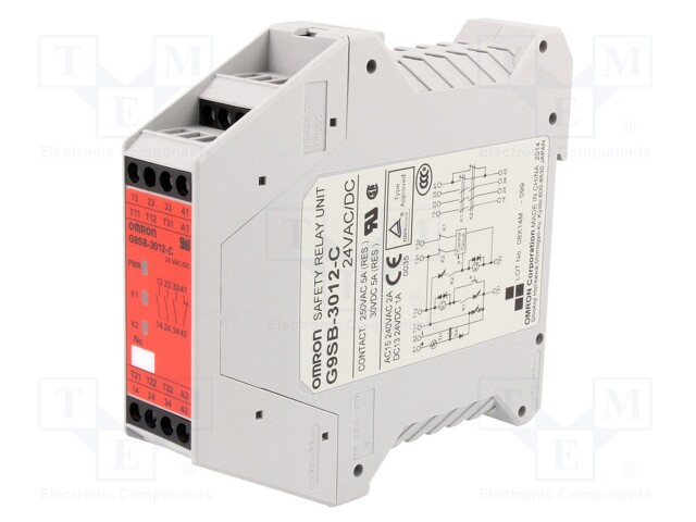 Module: safety relay; Series: G9SB; 24VDC; 24VAC; IN: 2; -25÷55°C