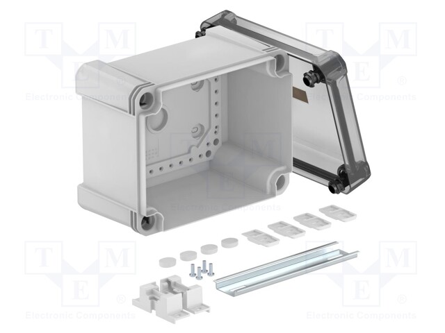 Enclosure: junction box; X: 151mm; Y: 191mm; Z: 126mm; polycarbonate