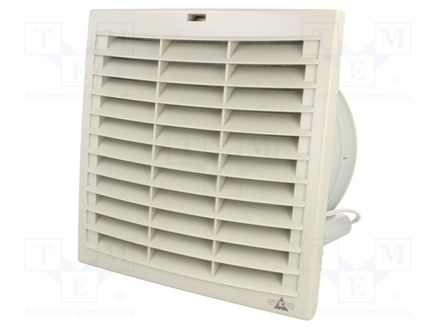 Fan: AC; axial; 115VAC; 254x173x223mm; 332m3/h; 67dBA; ball bearing